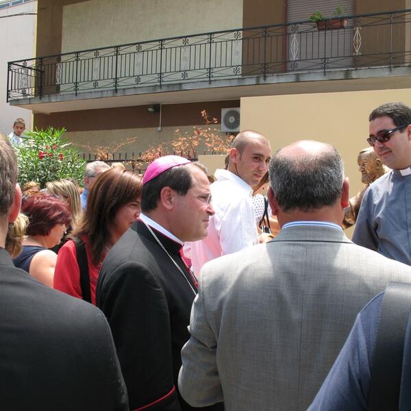 Inaugurazione Statua Padre Pio (5-08-2007)