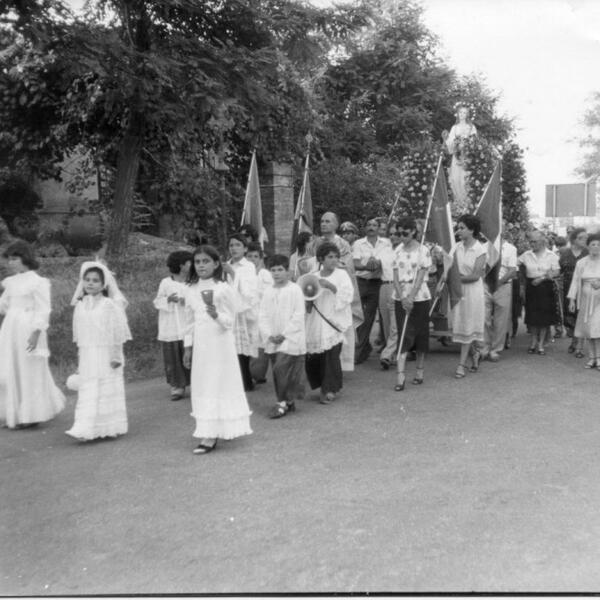 1980 Processione Immacolata a Corriolo