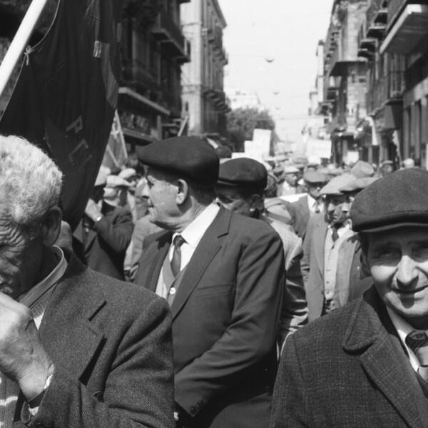 marzo 1981 Palermo - manifestazione regionale pensionati